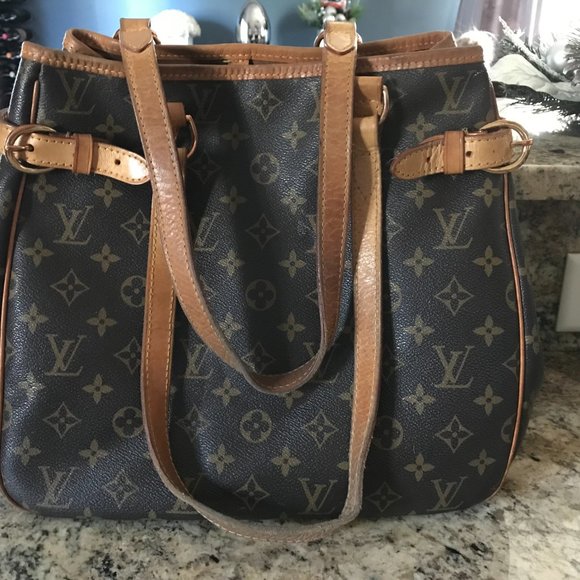 AUTHENTIC Louis Vuitton Monogram Batignolles Vertical Shoulder Satchel Tote Bag - Picture 10 of 15